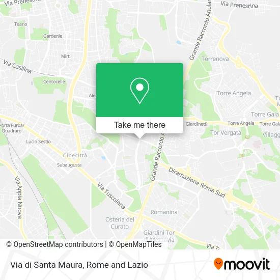 Santa Maura Street map