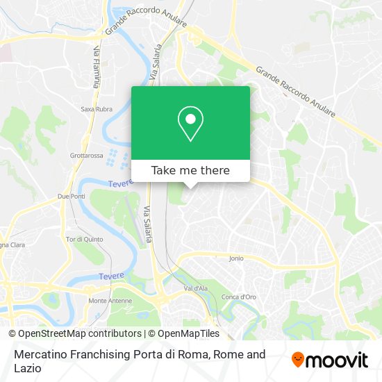 Mercatino Franchising Porta di Roma map