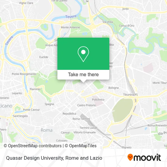 Quasar Design University map