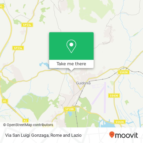 Via San Luigi Gonzaga map