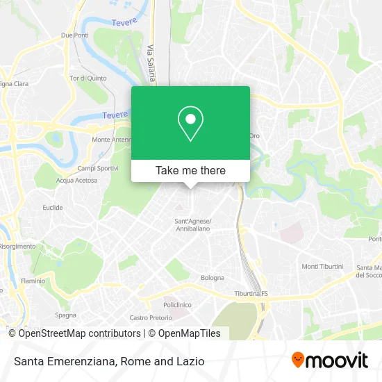 Saint Emerenziana map