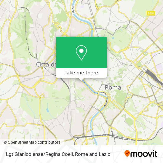 Lgt Gianicolense/Regina Coeli map