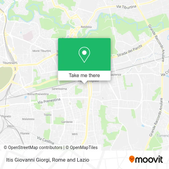 Giovanni Giorgi Technical Institute map