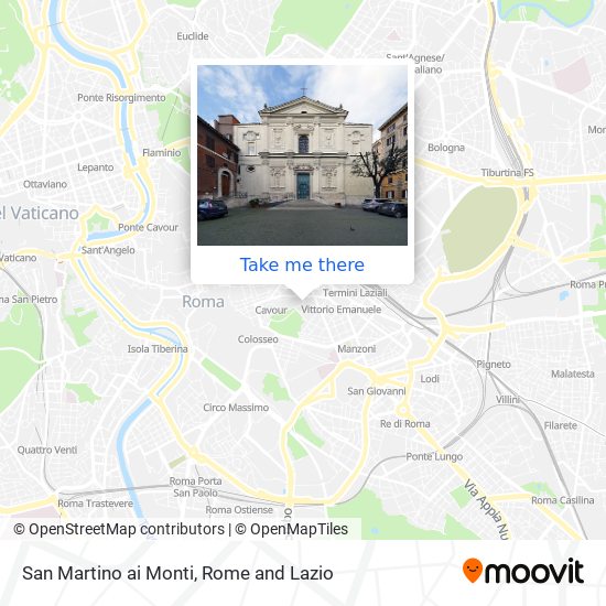 San Martino ai Monti map