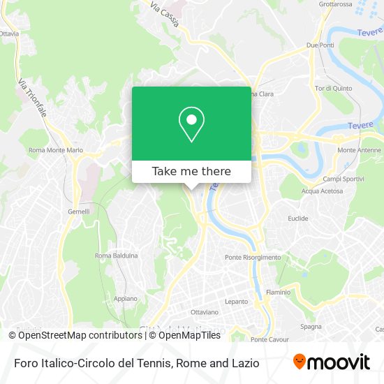 Foro Italico-Circolo del Tennis map