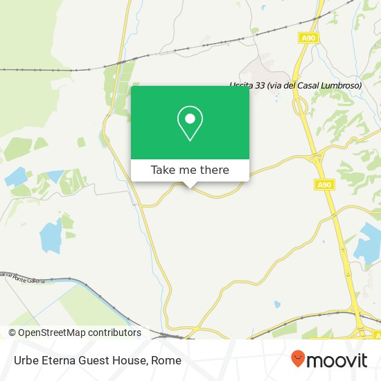 Urbe Eterna Guest House map