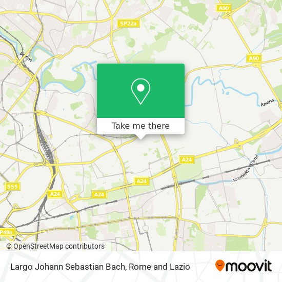 Largo Johann Sebastian Bach map