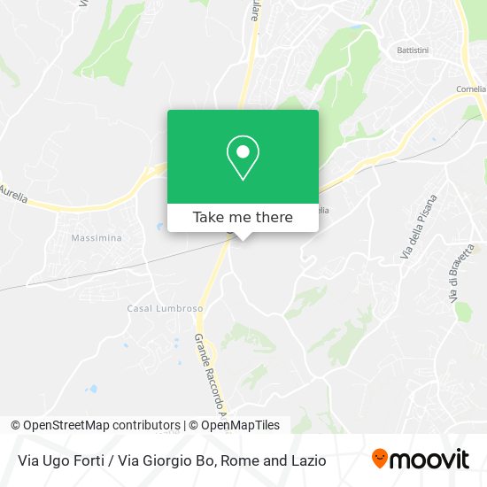 Via Ugo Forti / Via Giorgio Bo map