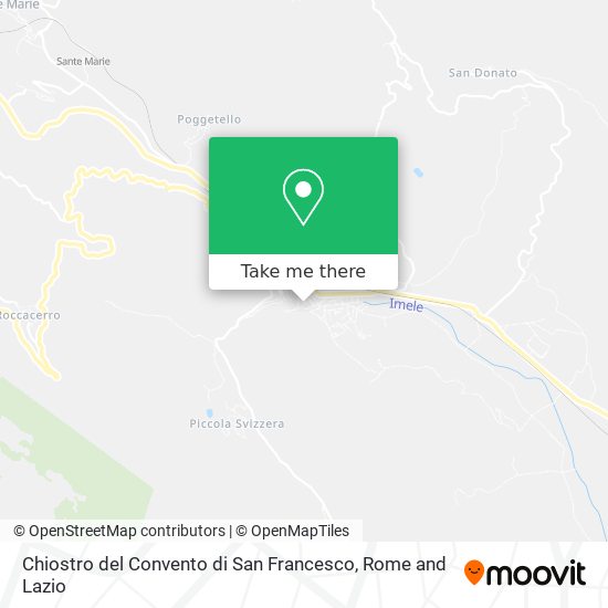 Chiostro del Convento di San Francesco map