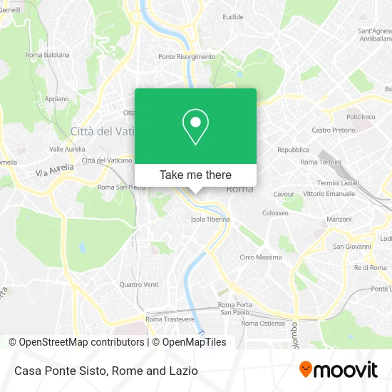 Ponte Sisto House map