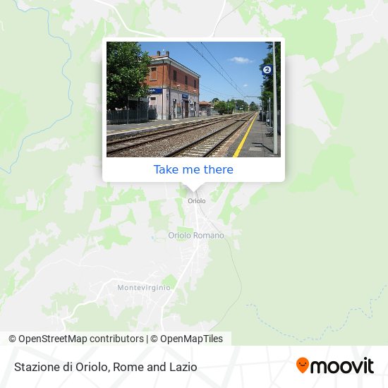 Stazione di Oriolo map