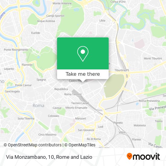 Via Monzambano, 10 map