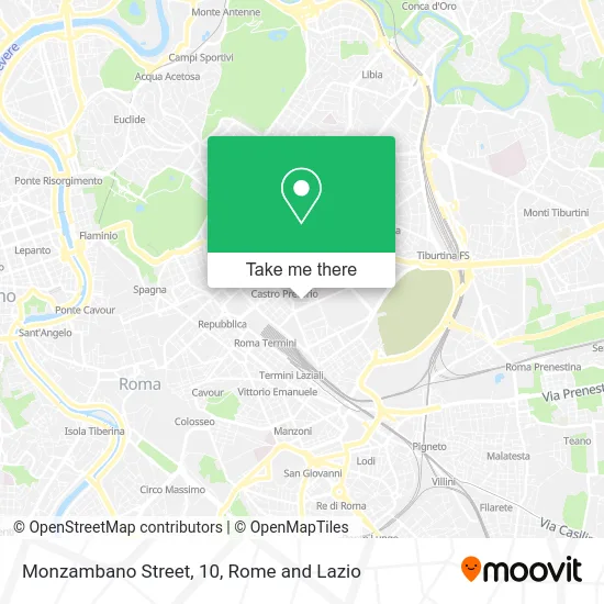 Monzambano Street, 10 map
