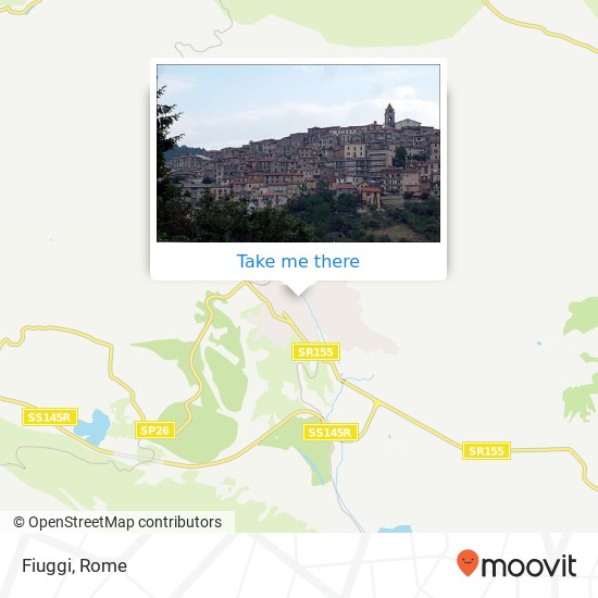 Fiuggi map