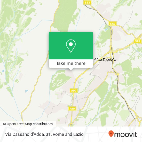 Via Cassano d'Adda, 31 map