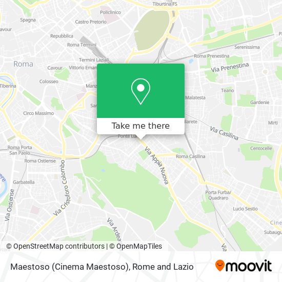 Maestoso (Cinema Maestoso) map