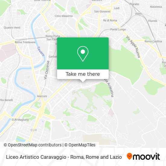 Liceo Artistico Caravaggio - Roma map