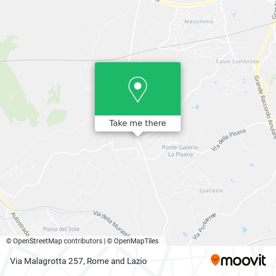 Via Malagrotta 257 map