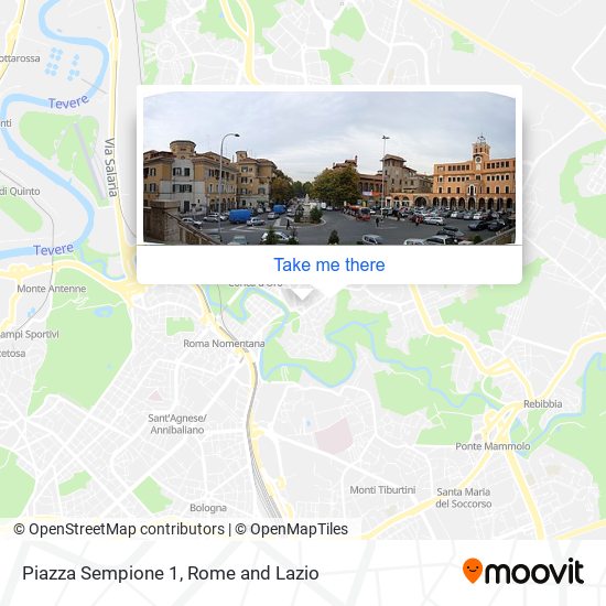Piazza Sempione  1 map