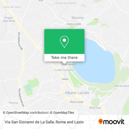 Via San Giovanni de La Salle map