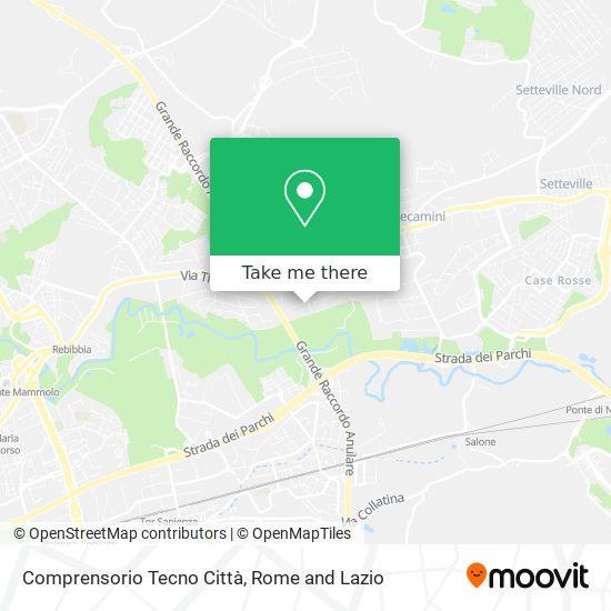 Comprensorio Tecno Città map