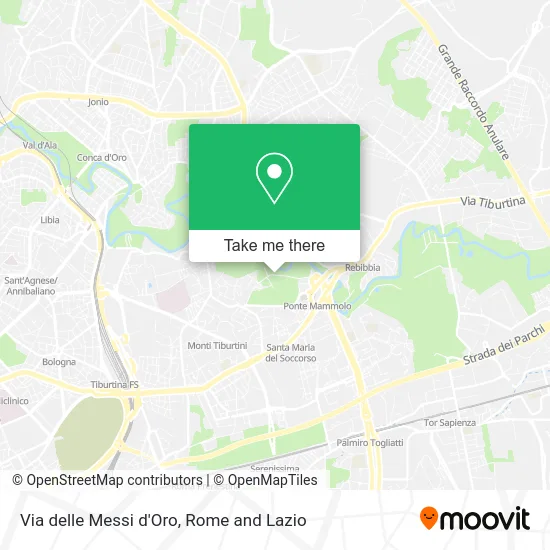 Messi d'Oro Street map