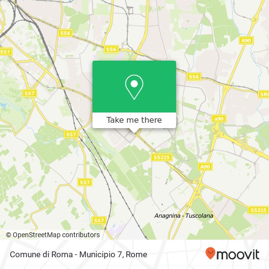 Comune di Roma - Municipio 7 map