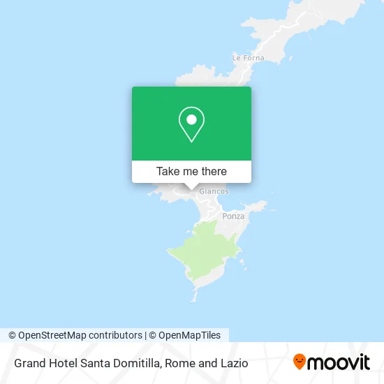Grand Hotel Santa Domitilla map
