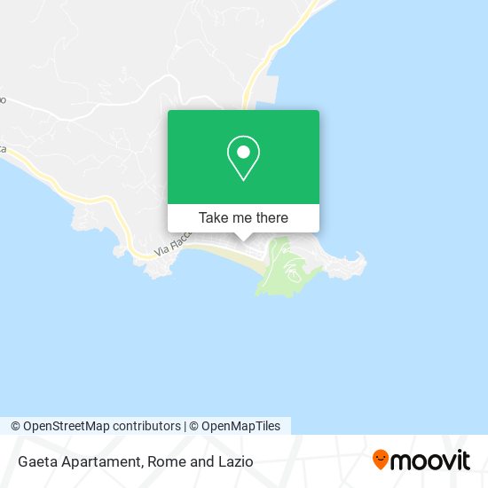 Gaeta Apartament map