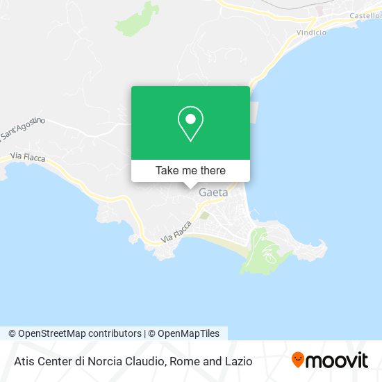 Atis Center di Norcia Claudio map