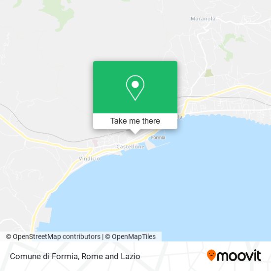 Comune di Formia map