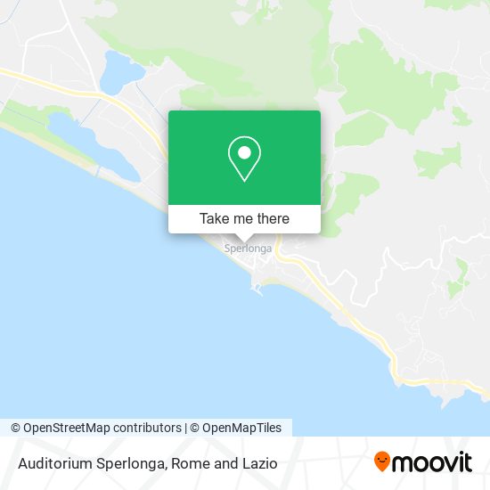 Auditorium Sperlonga map