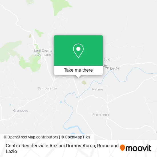 Domus Aurea Residential Elderly Center map