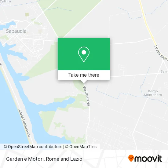Garden and Motors map