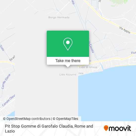 Pit Stop Gomme di Garofalo Claudia map