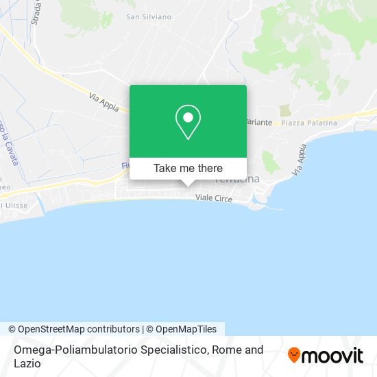 Omega-Poliambulatorio Specialistico map