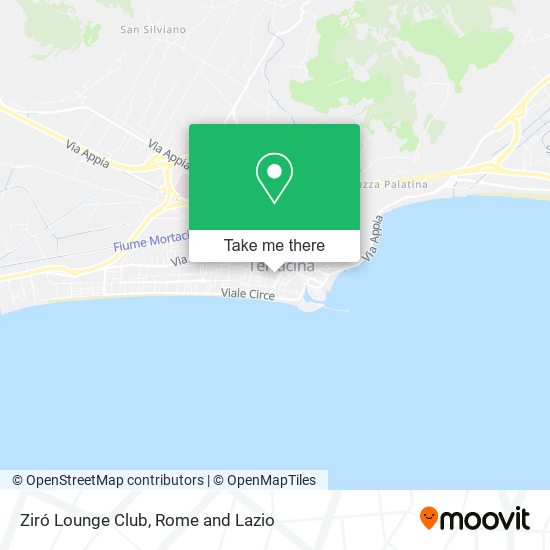 Ziró Lounge Club map