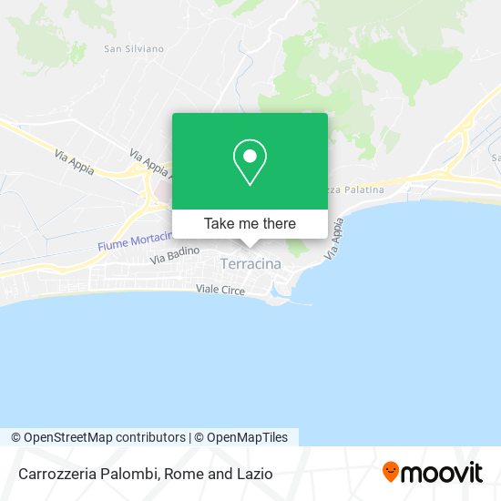 Carrozzeria Palombi map