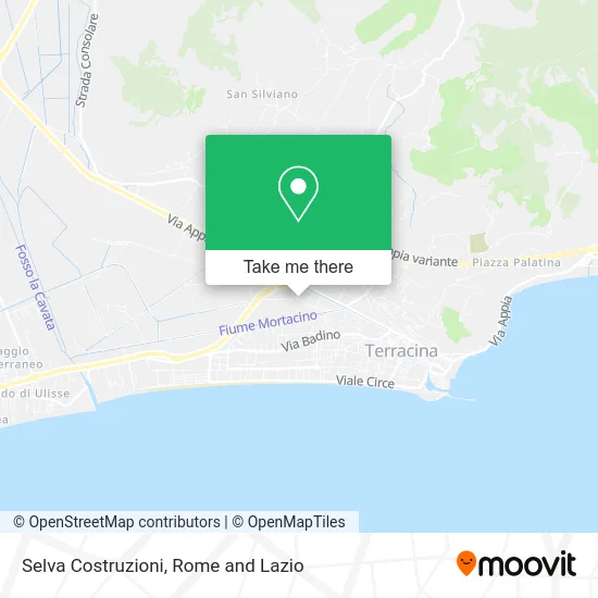 Selva Constructions map