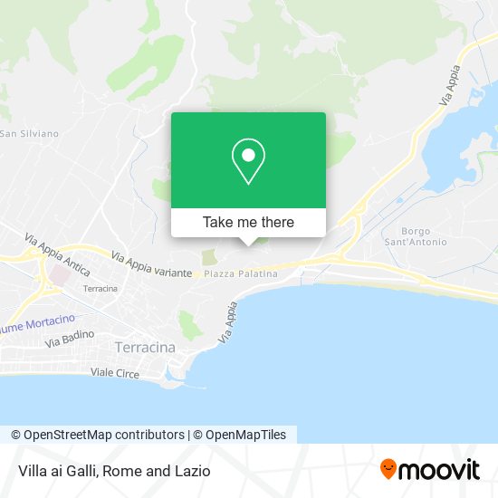 Villa ai Galli map