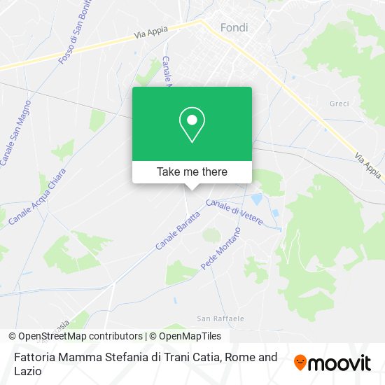 Fattoria Mamma Stefania di Trani Catia map