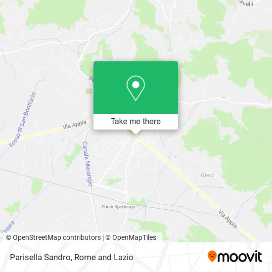 Parisella Sandro map