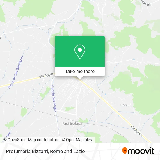 Bizzarri Perfumery map