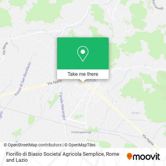 Fiorillo di Biasio Societa' Agricola Semplice map