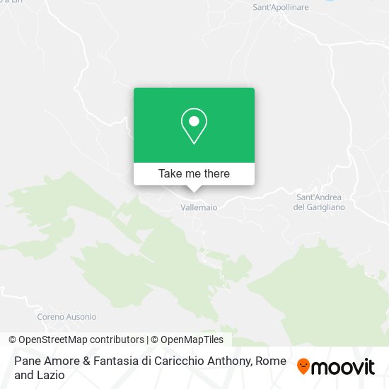 Pane Amore & Fantasia di Caricchio Anthony map