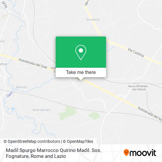 Madil Spurgo Marrocco Quirino Madil. Sos. Fognature map