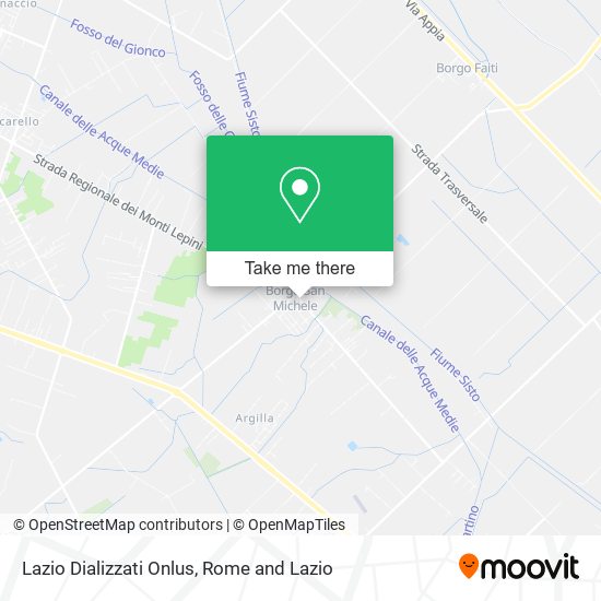 Lazio Dializzati Onlus map