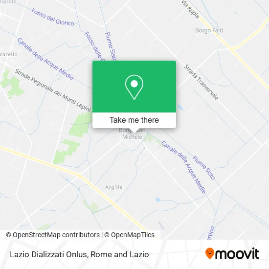 Lazio Dialysis Onlus map