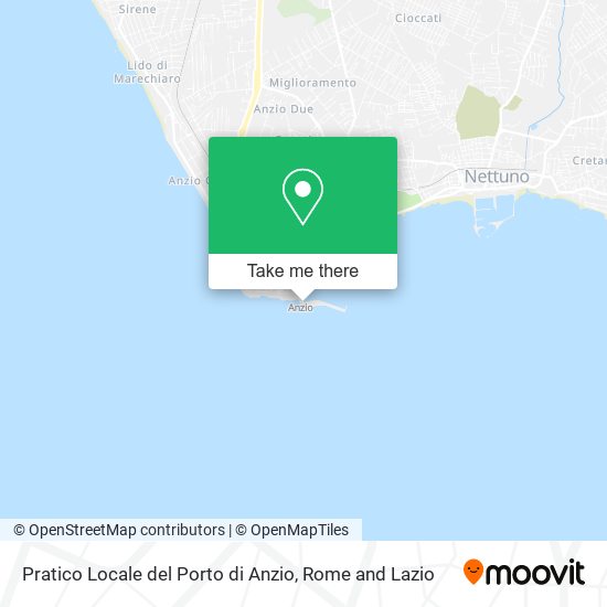 Pratico Locale del Porto di Anzio map