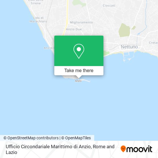 Ufficio Circondariale Marittimo di Anzio map